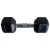 Set de gantere HEX 1 - 10 kg cu suport