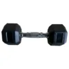 Set de gantere HEX 1 - 10 kg cu suport