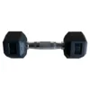 Set de gantere HEX 1 - 10 kg cu suport