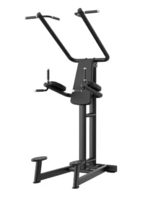 Paralele staționare cu bară de tracțiuni - Vertical knee raise & dip