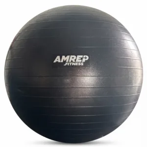 Minge de gimnastică Fit 65 cm - neagră
