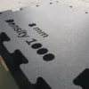 Pardoseală din cauciuc puzzle - neagră